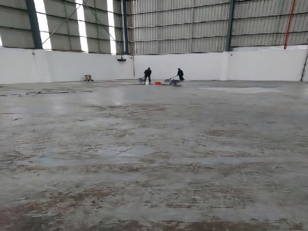 Clean, polish, and anti-dusting hardener: Before