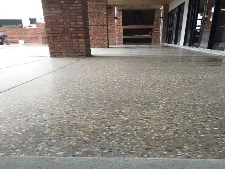 External areas: Tint, polish, anti-dusting, hardener and seal: After