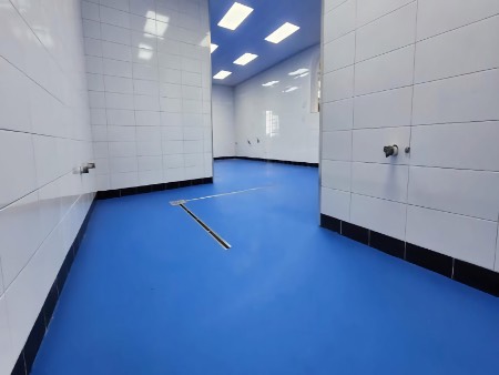 Commercial kitchen after being treated.